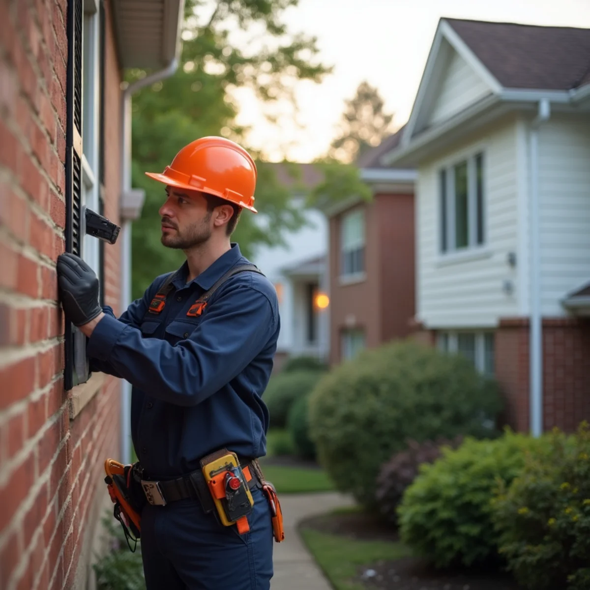HVAC technician providing service in Bowie, MD