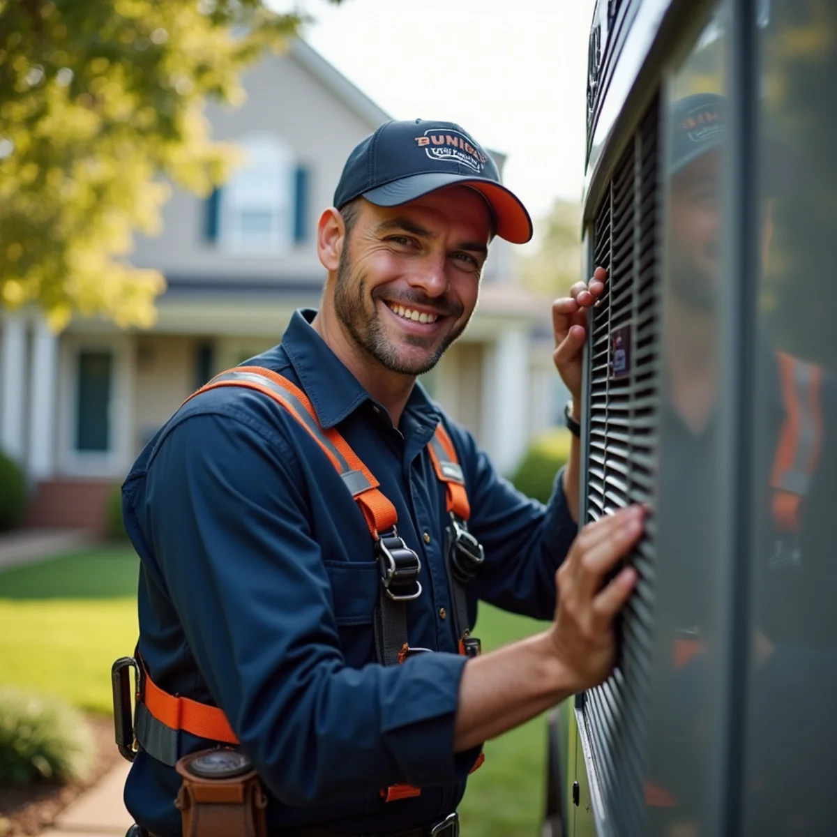 HVAC technician providing service in Columbia, MD
