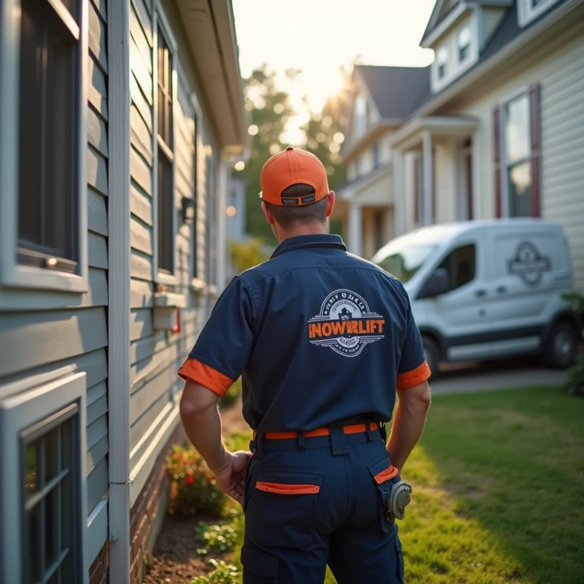 HVAC technician providing service in Derwood, MD