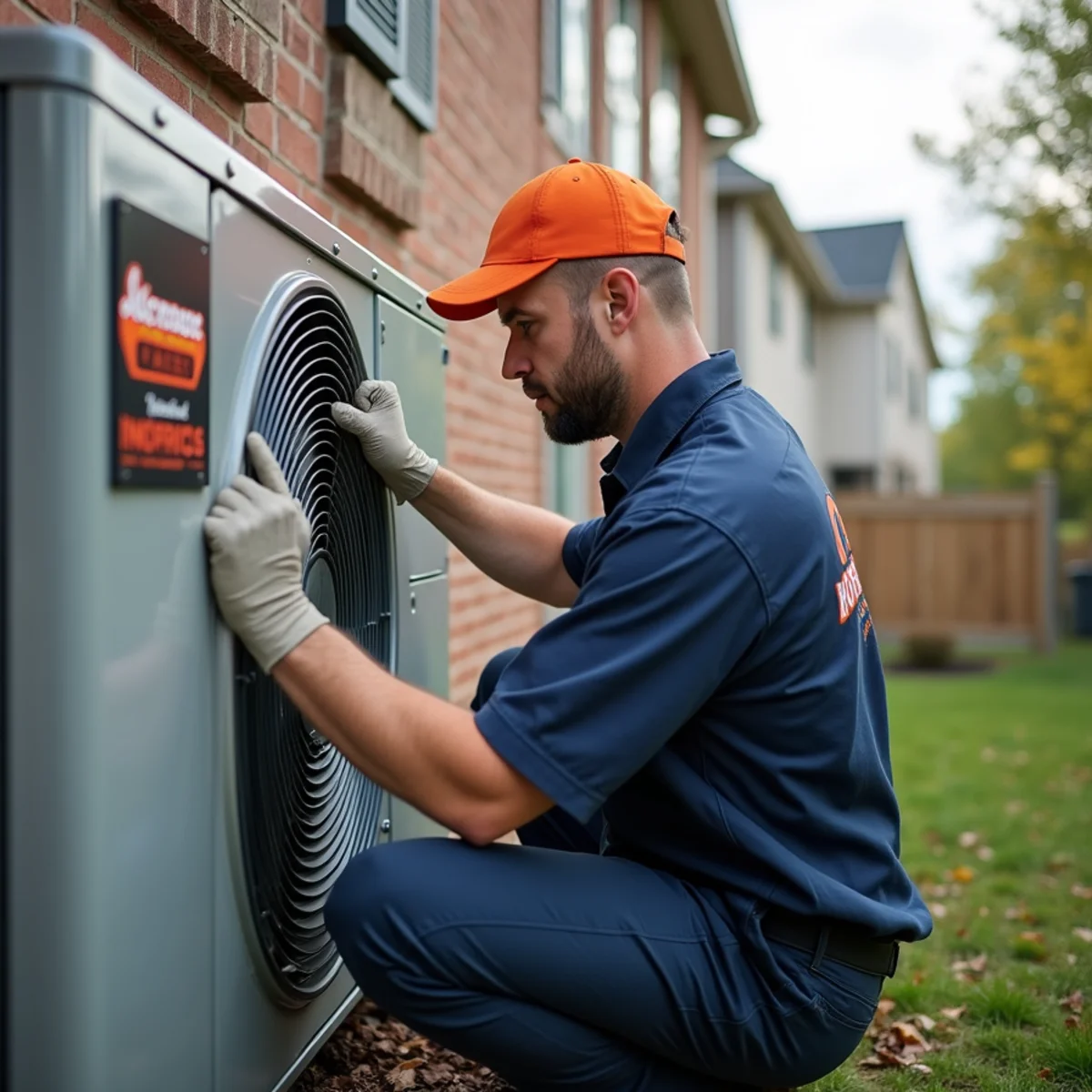 HVAC technician providing service in Germantown, MD