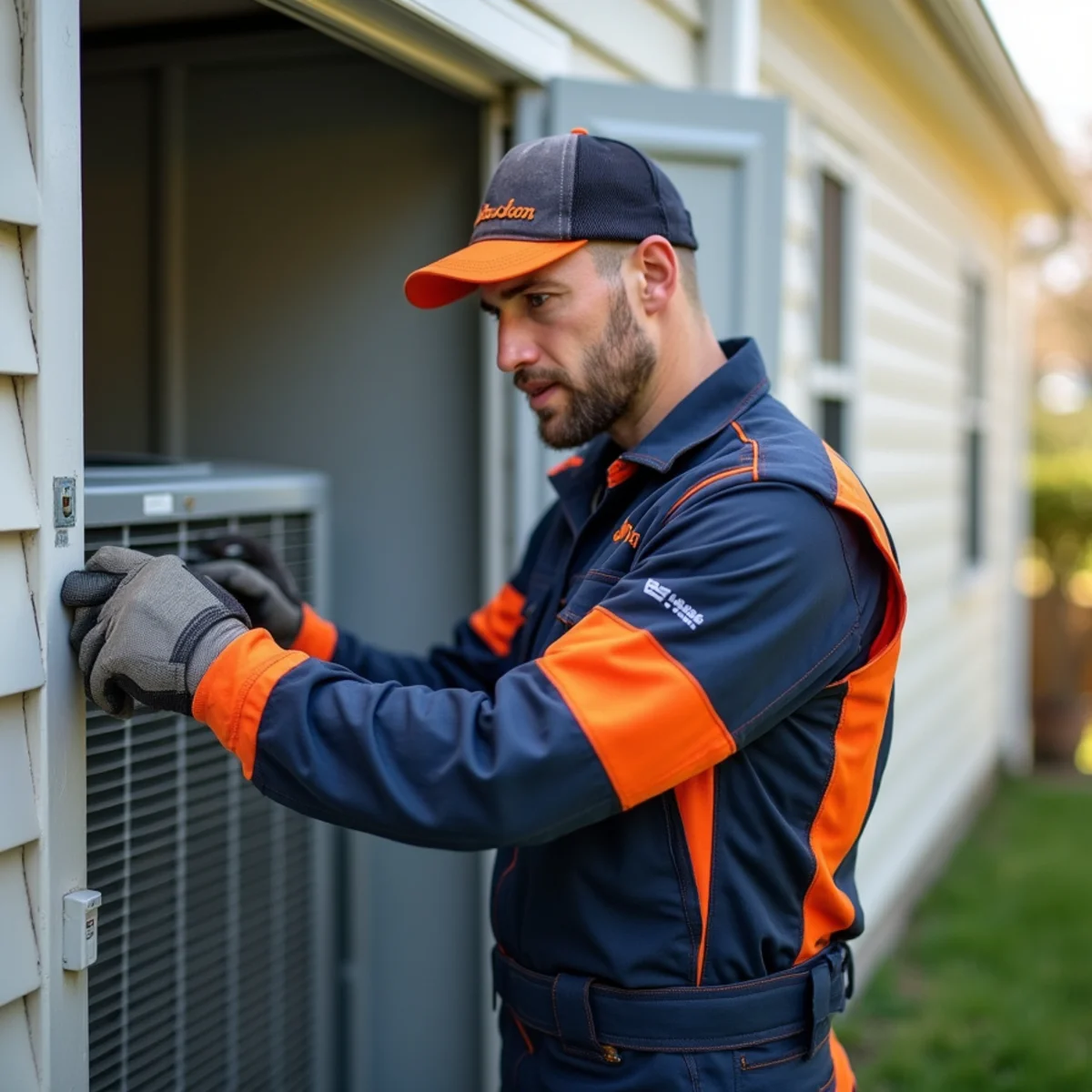 HVAC technician providing service in Greenbelt, MD