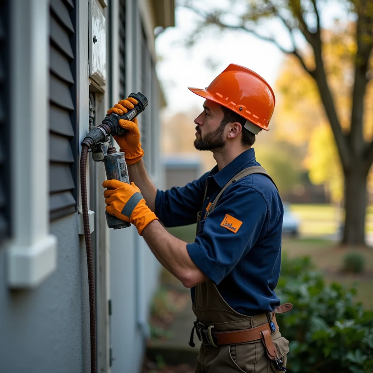 HVAC technician providing service in Hyattsville, MD