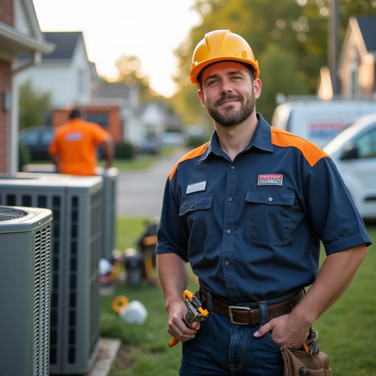 P&Y Heating and Cooling HVAC technicians and equipment serving Gaithersburg, MD