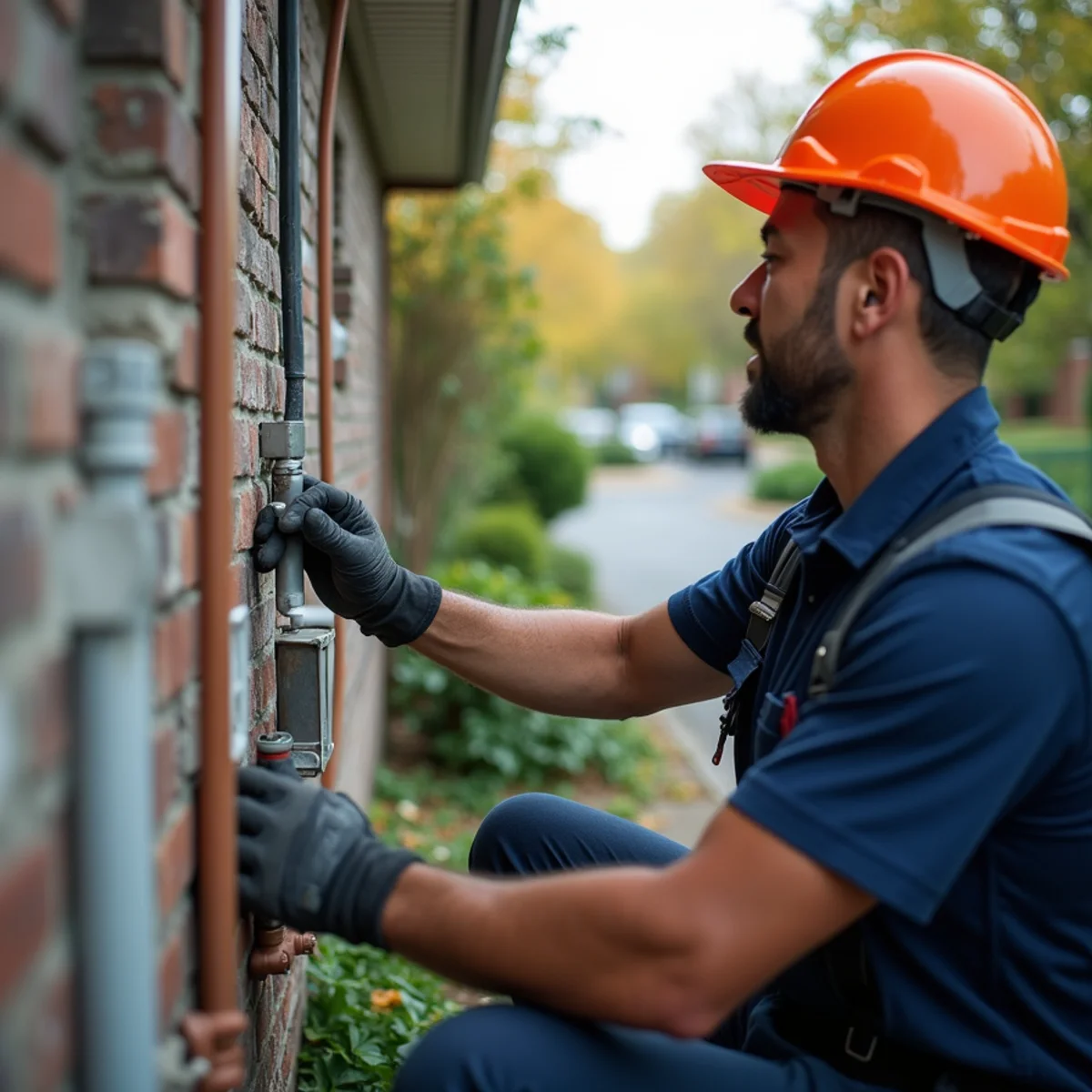 HVAC technician providing service in Takoma Park, MD