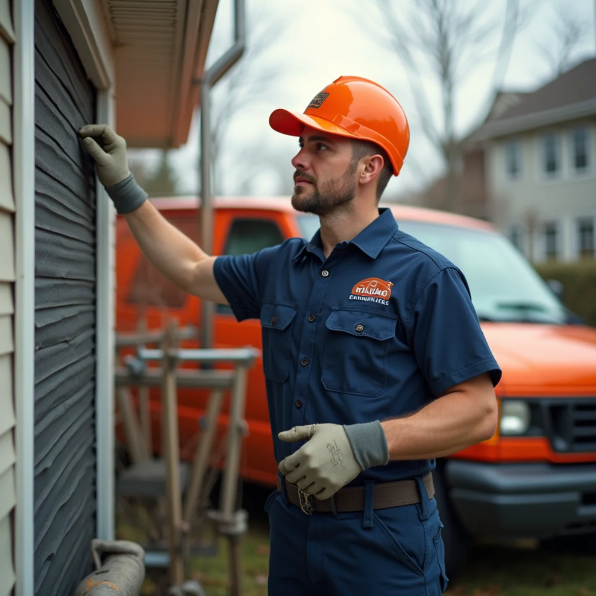 HVAC technician providing service in Travilah, MD